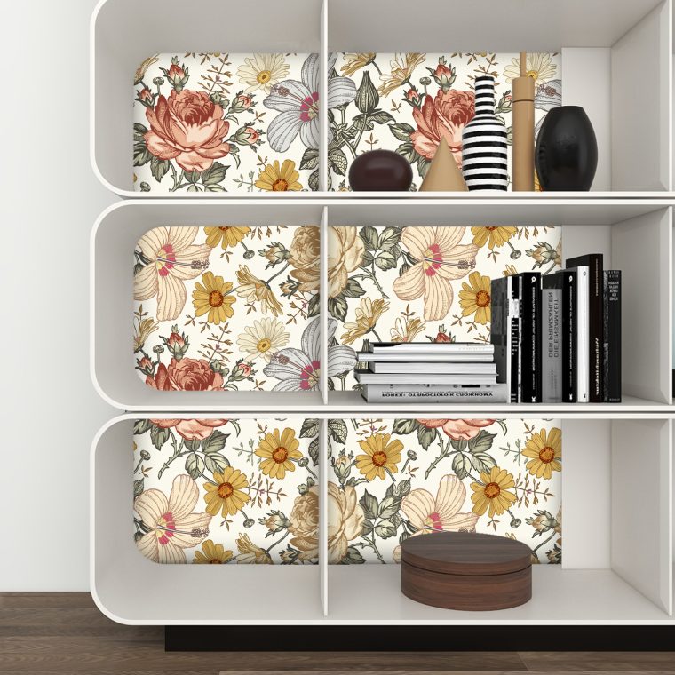 Retro Floral Wallpaper Self-adhesive Bohemian - Image 8