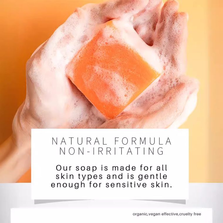 Turmeric Soap  Refreshing Facial Soap Bath - Image 4