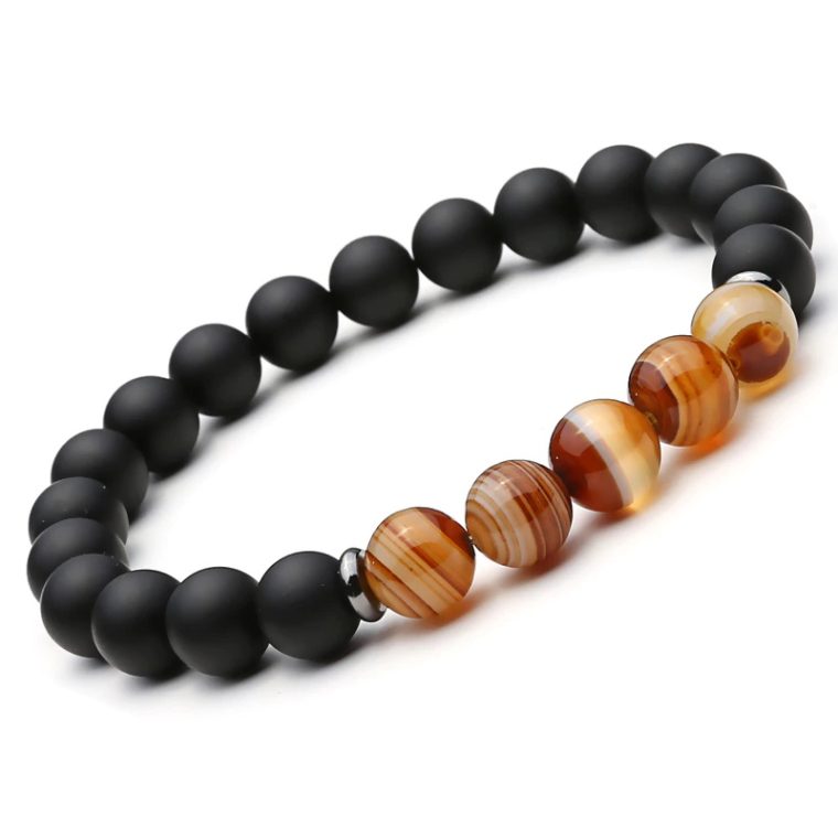 Mcllroy 2pc Natural Stone Beaded Bracelets for Men - Image 3