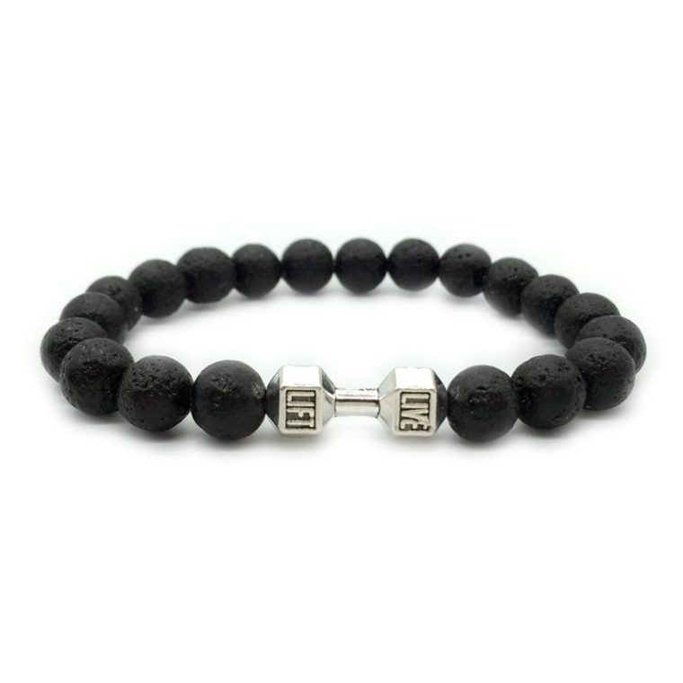 Volcanic stone bracelet natural stone beaded jewelry - Image 3