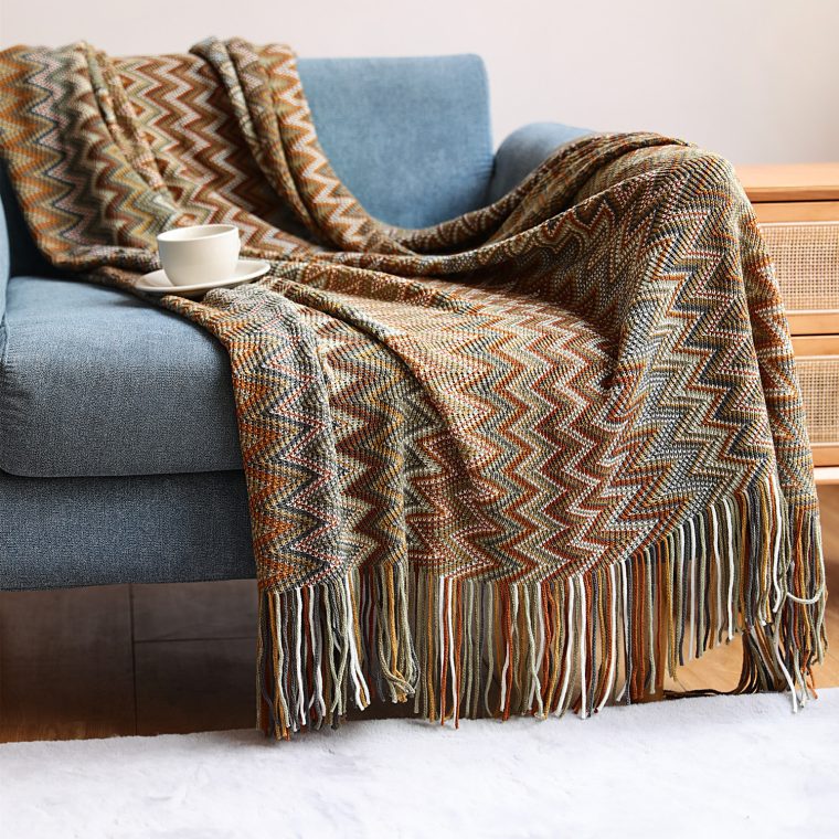 Authentic Cotton Mexican Blanket - Image 3