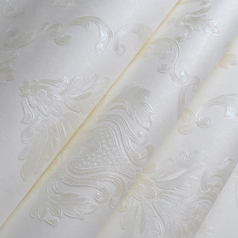 White Textured Wallpaper - Image 2