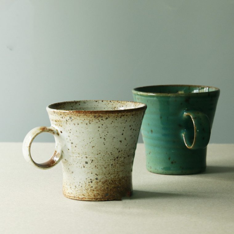 Handmade Mugs Pottery Hand-punched Tea Cup - Image 3