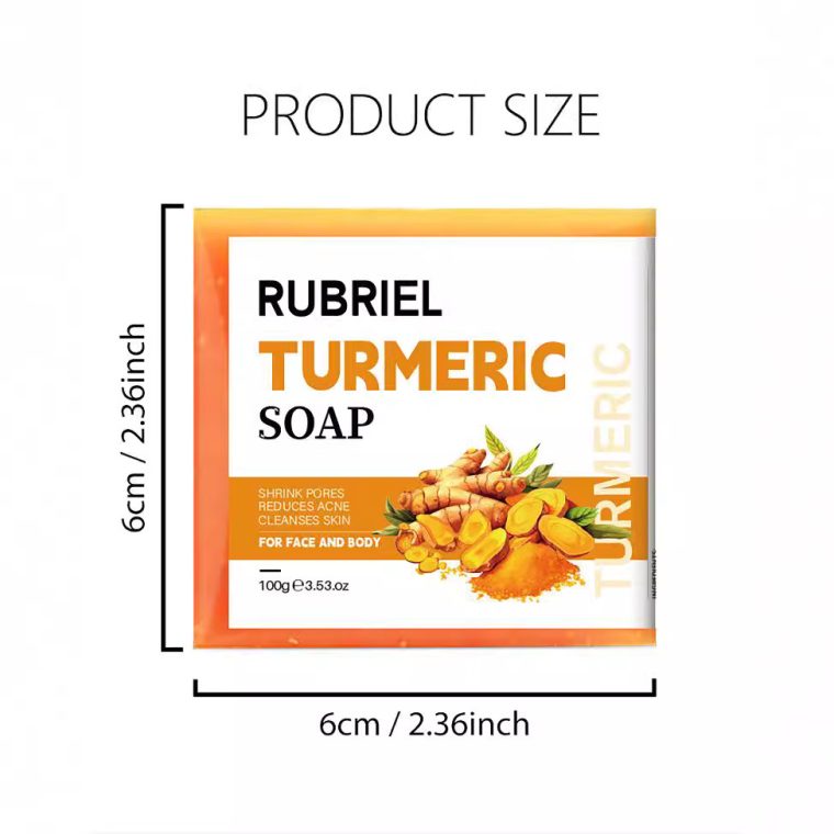 Turmeric Soap  Refreshing Facial Soap Bath - Image 3