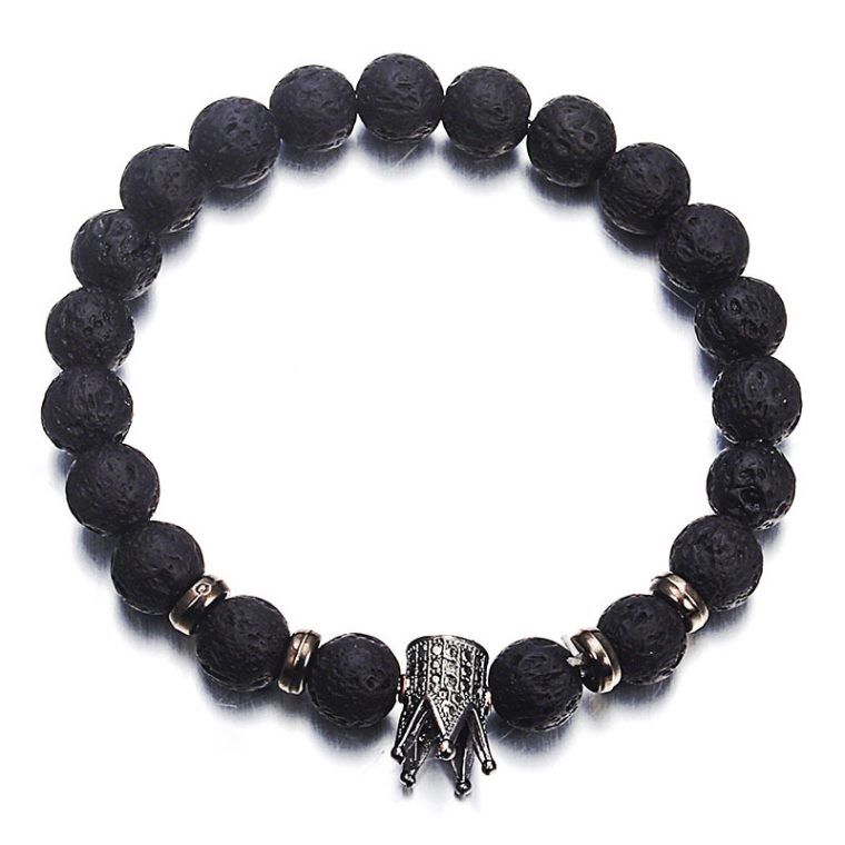 Energy Volcanic Stone Acrylic Bracelet Jewelry - Image 4