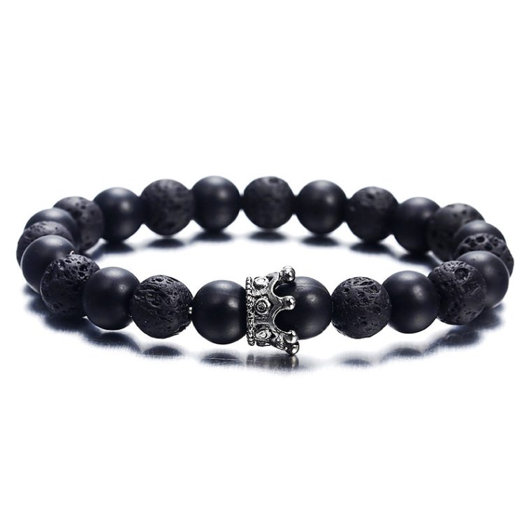 Energy Volcanic Stone Acrylic Bracelet Jewelry - Image 2