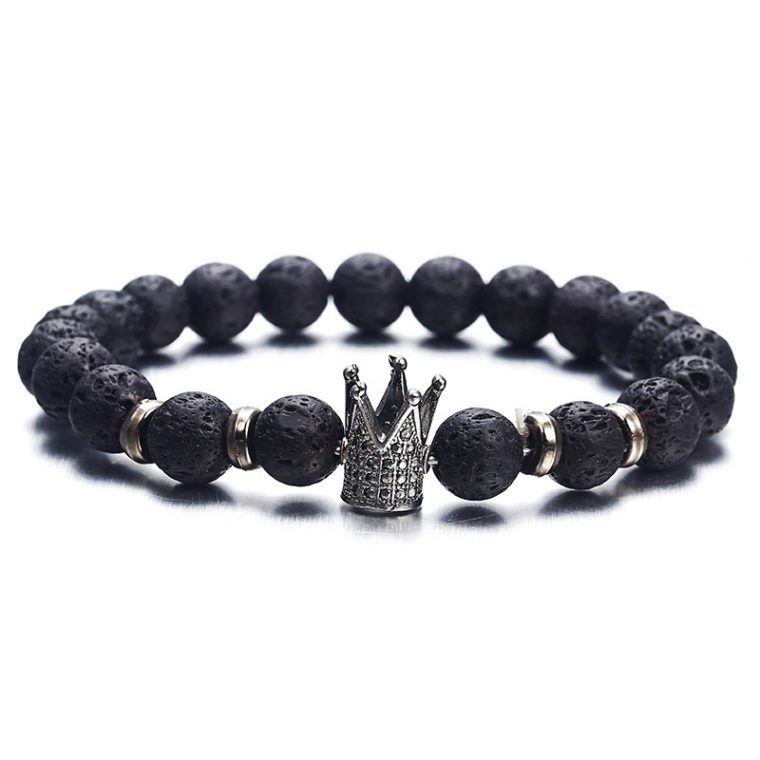 Energy Volcanic Stone Acrylic Bracelet Jewelry - Image 3
