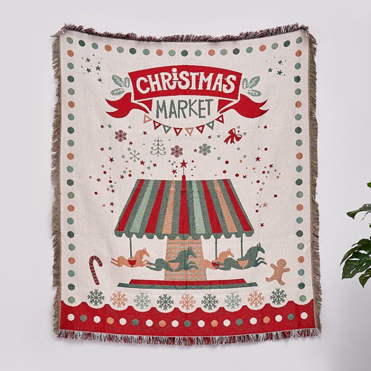 Christmas Sofa Multi-functional Sofa Blanket - Image 6