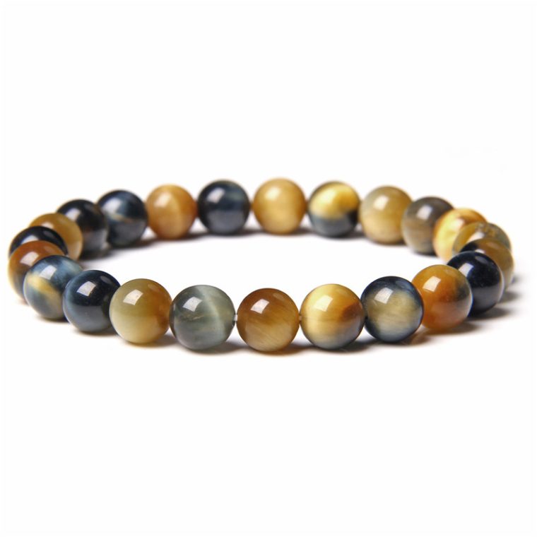 Blue Tiger Stone Handmade Bracelets | Elegant Jewelry - Image 10