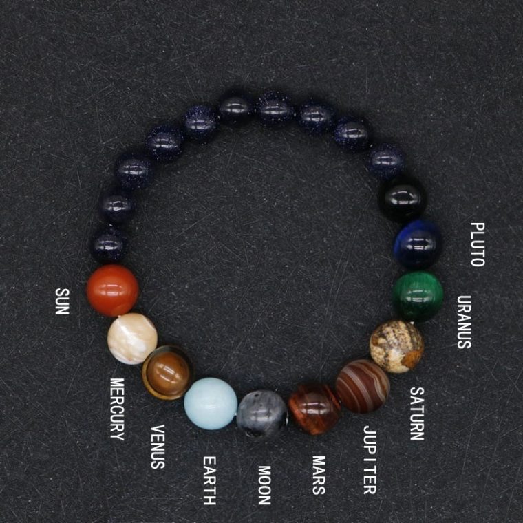 Natural Stone Cosmic Yoga Chakra Solar Bracelet, Jewelry Handmade - Image 6
