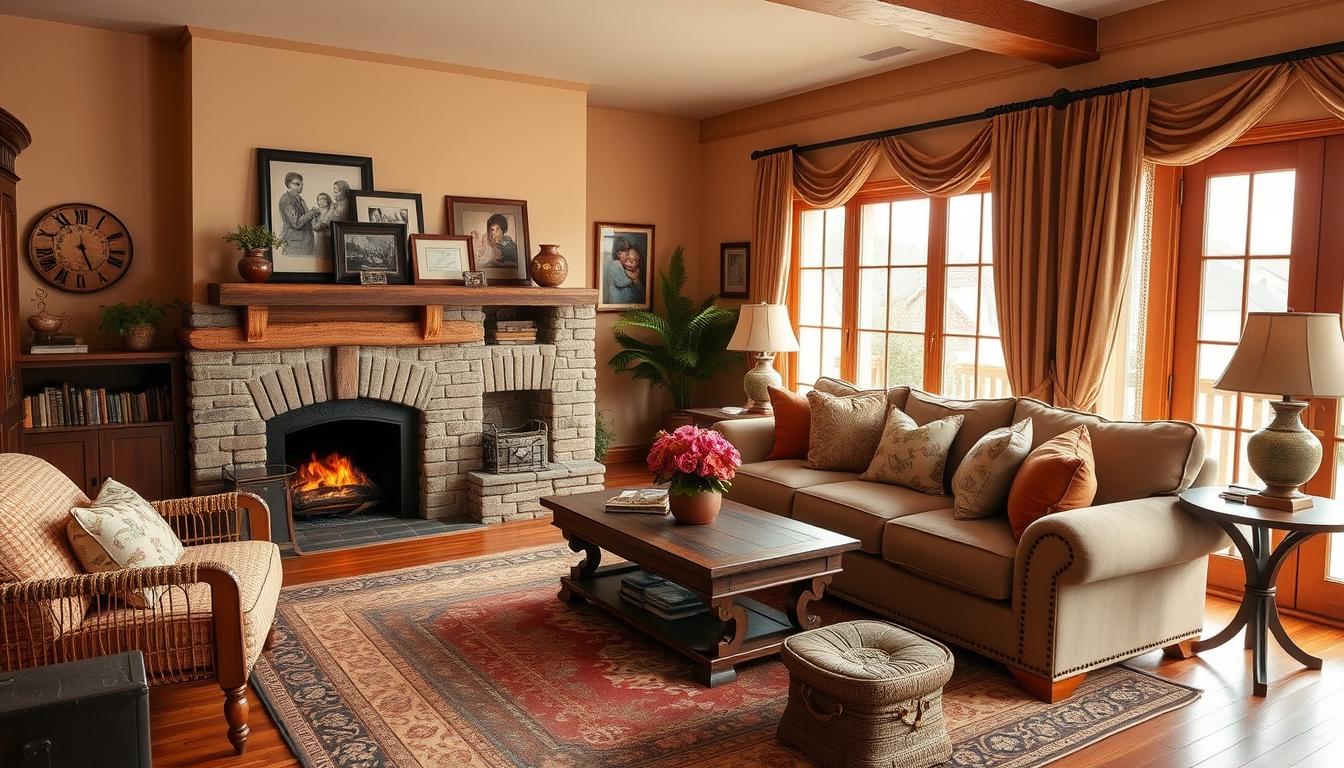 family room traditional interior design