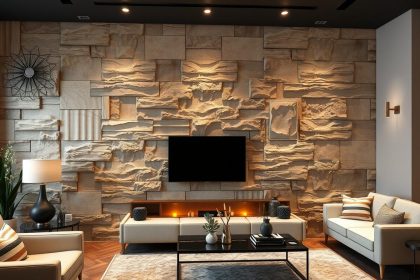 3d stone wall panels
