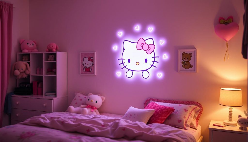 Hello Kitty light up wall decor