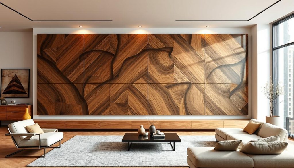 large modern wood wall art