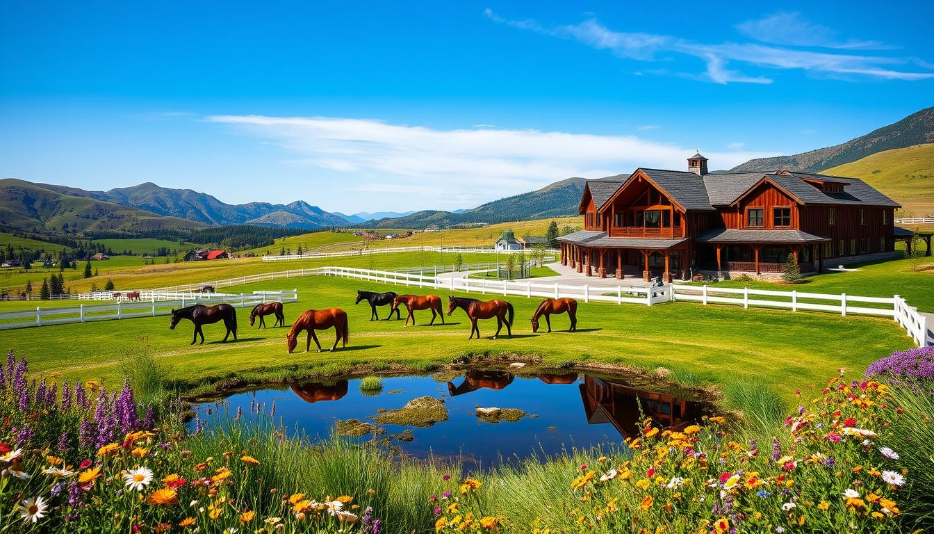 luxury horse ranch