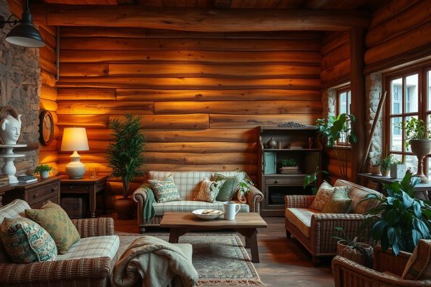 rustic interior walls