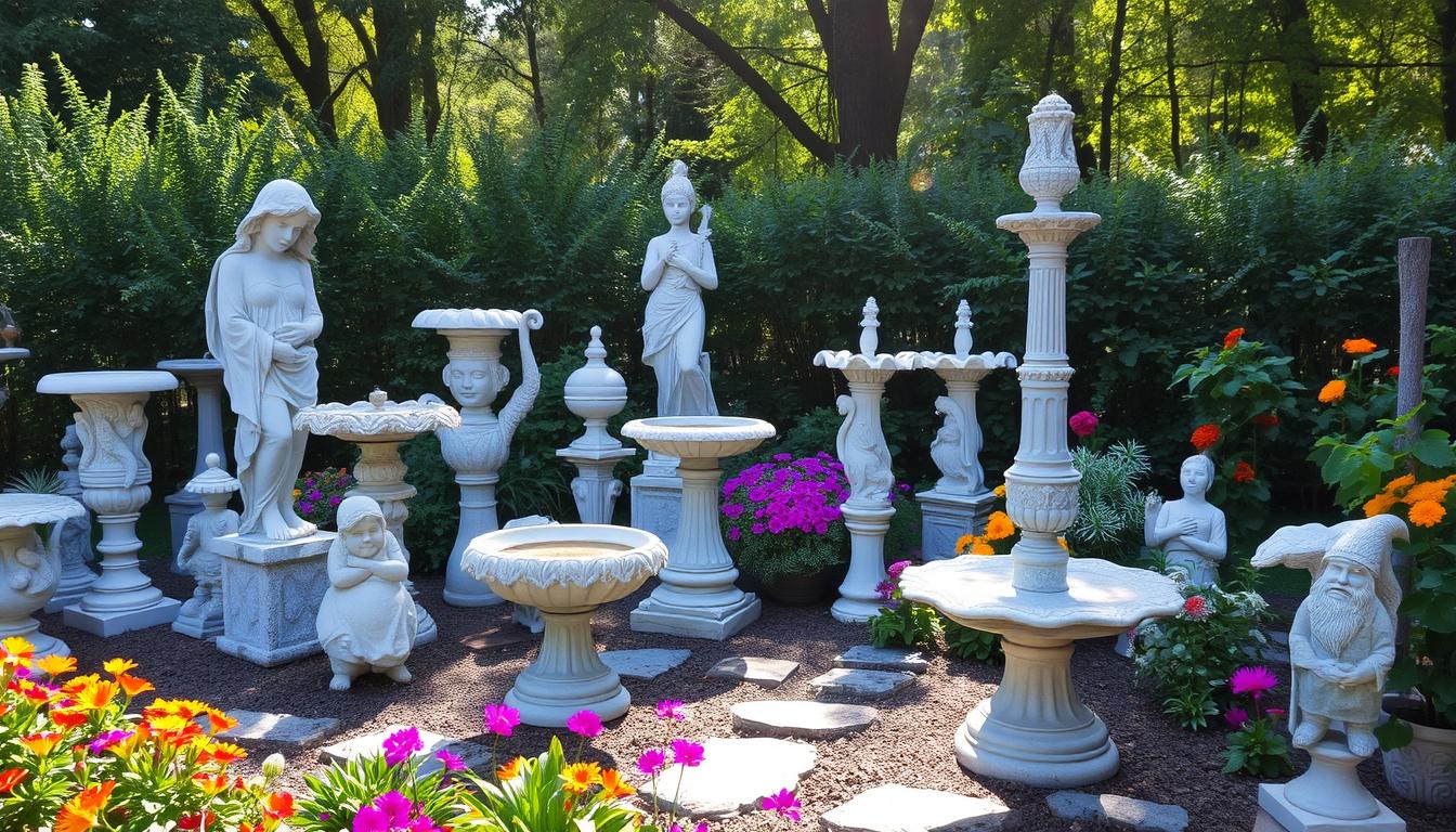 stone garden ornaments