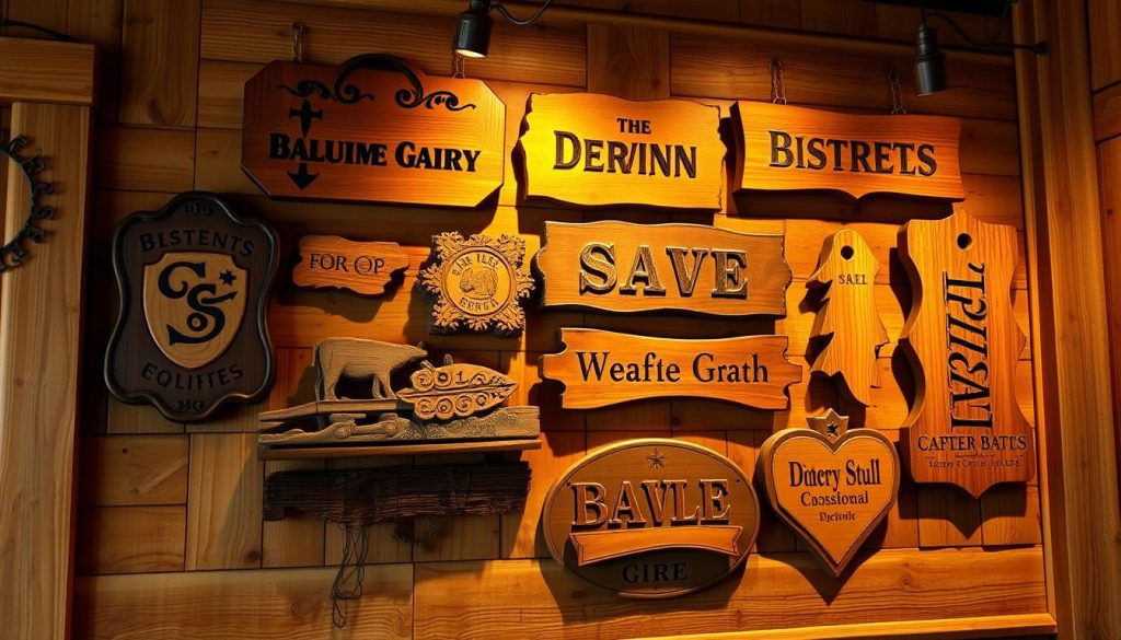 wood wall signs