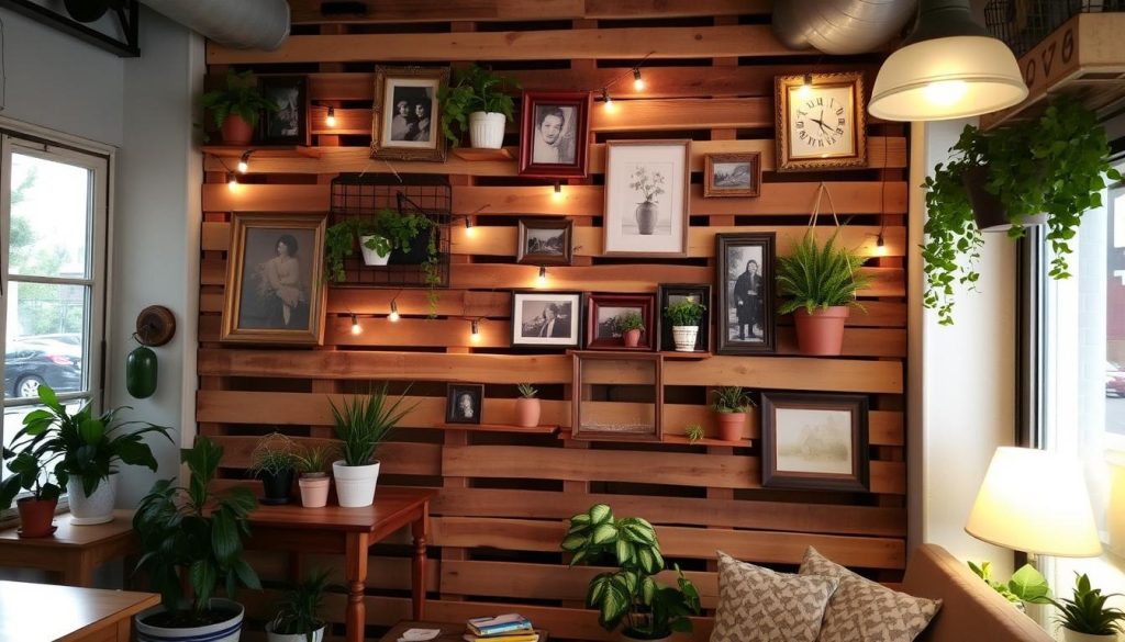 wooden pallet wall decor