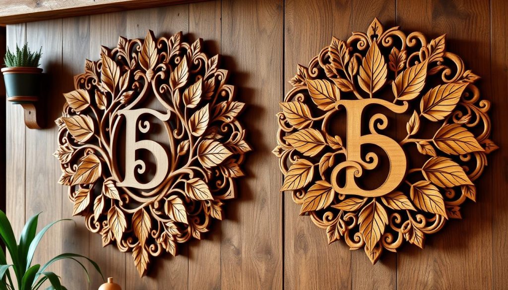 wooden wall hanging decor