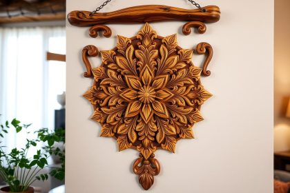 wooden wall hanging decor