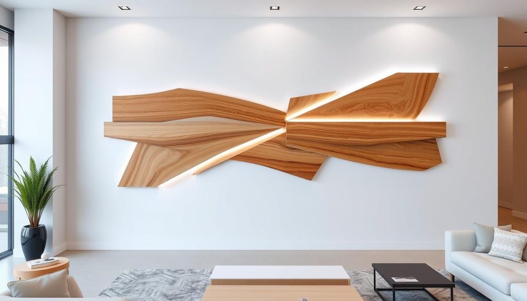 wooden wall installations