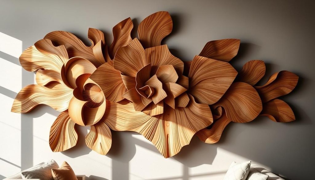 wooden wall sculptures