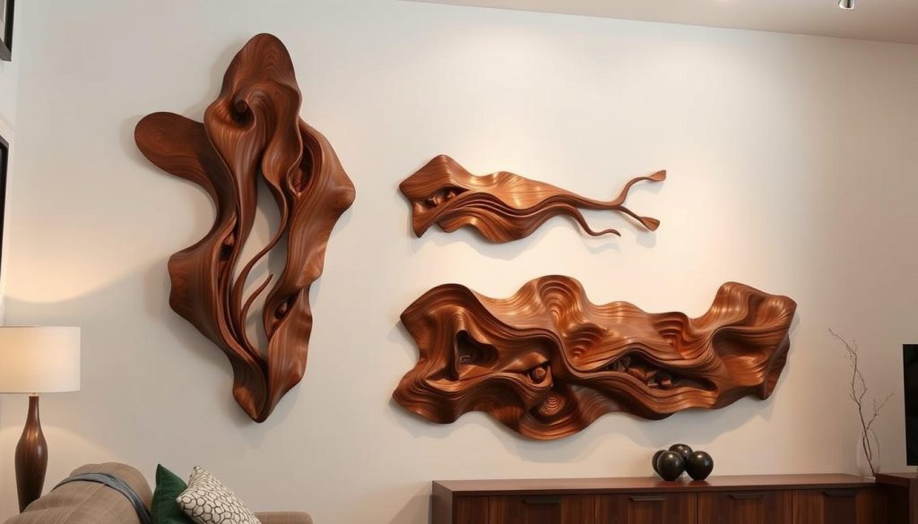 wooden wall sculptures