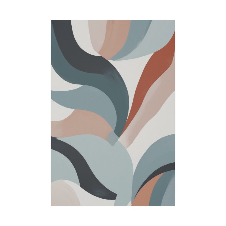 Earthy Elegance Abstract Pattern Wall Art for Modern Spaces - Image 9
