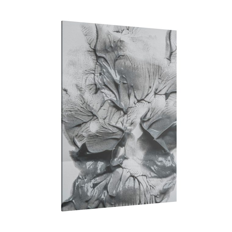 Elevated Elegance Top-View Grey Paint Wall Art - Image 14