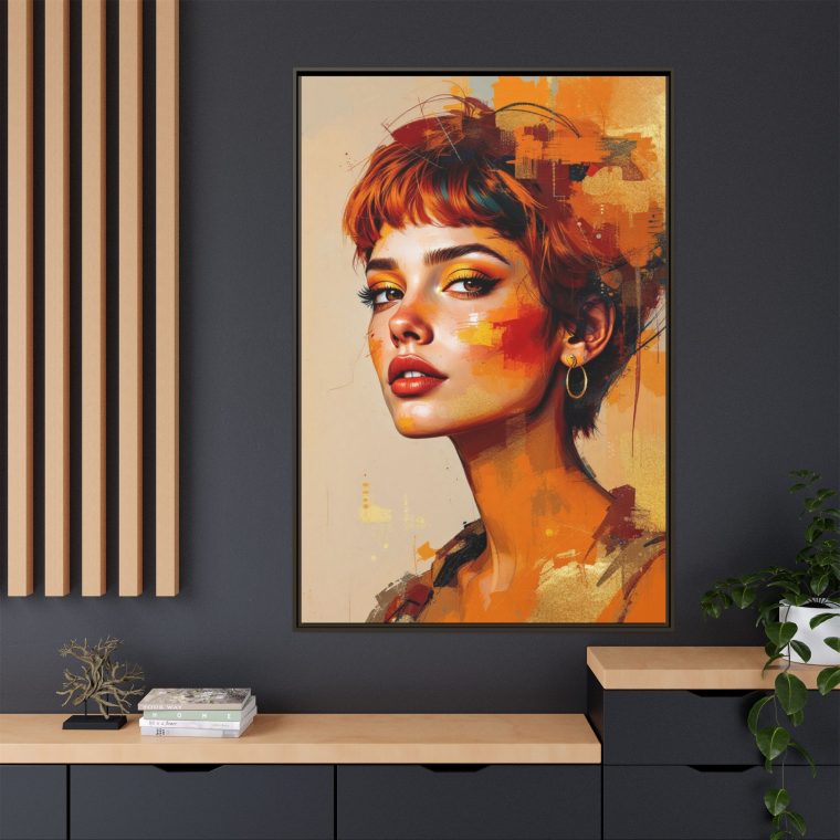 Neutral Boho Face Art Print - Modern Bohemian Wall Decor - Image 32