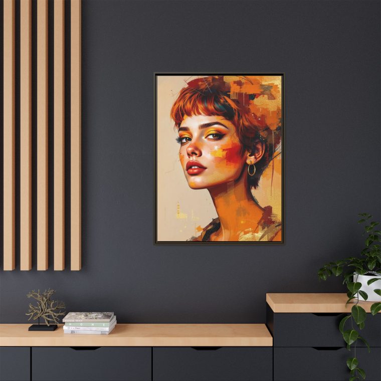 Neutral Boho Face Art Print - Modern Bohemian Wall Decor - Image 24