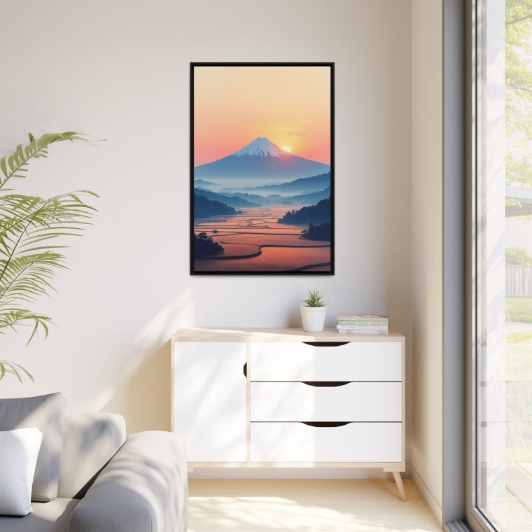 Modern Mount Fuji Canvas Print Japanese Wall Decor - Image 7