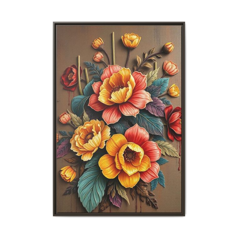 Large Floral Wall Art for Living Room: Elegant Wall Decor - Image 8