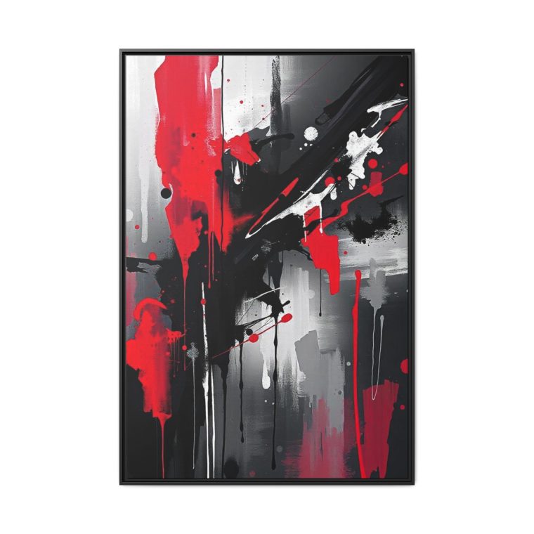 Push Artistic Boundaries with Black Abstract Paint - Image 13