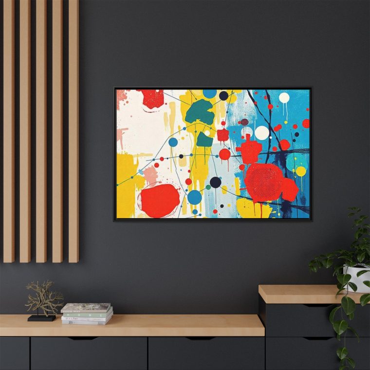 Abstract Kitchen Canvas Print Modern Dining Decor - Image 8