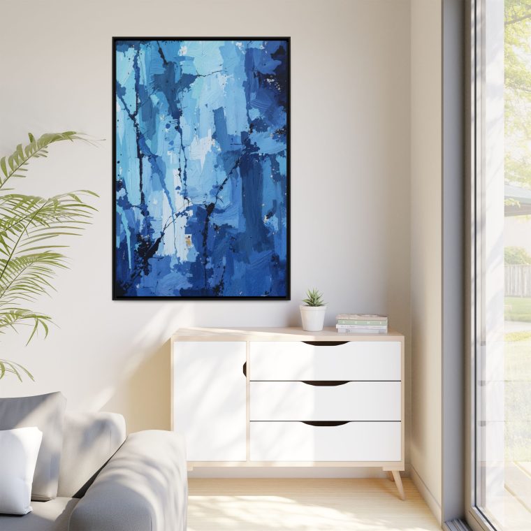 Tranquil Elegance: Blue Lace Stone-Inspired Wall Art for a Serene Home - Image 11