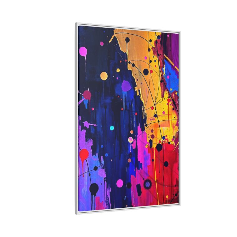 Abstract Hallway Wall Art Long Canvas Print - Image 34