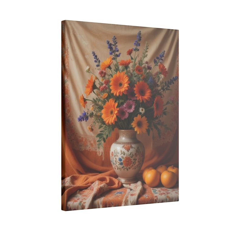 Modern Craft in a Vintage Frame Boho Floral Art - Image 10