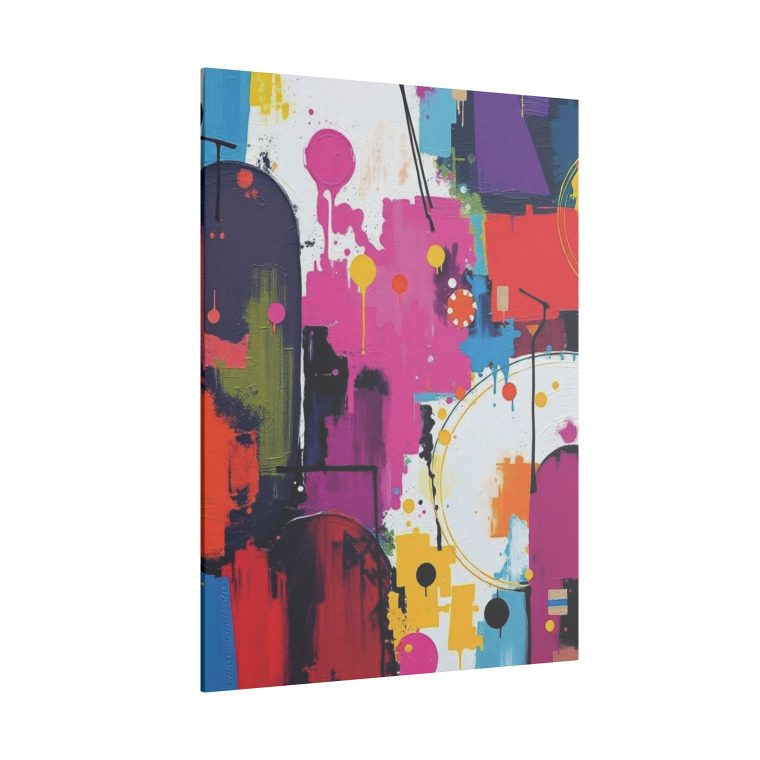 Vivid Fusion Wall Art A Dance of Colors and Textures - Image 14