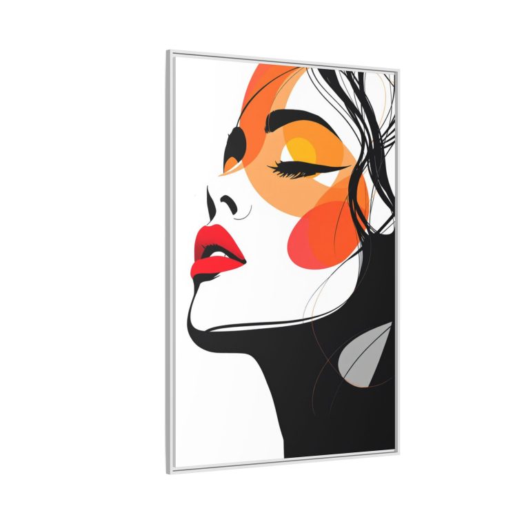 Abstract Face Canvas Wall Art – Perfect Gift for Art Lovers - Image 30