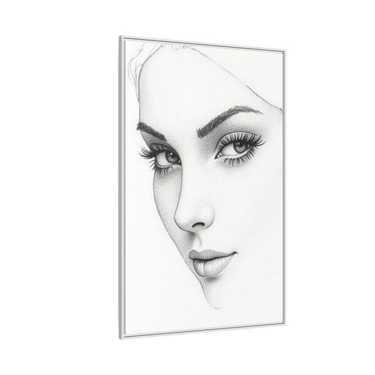 Abstract Line Art Face Wall Décor Perfect for Modern Interiors - Image 30