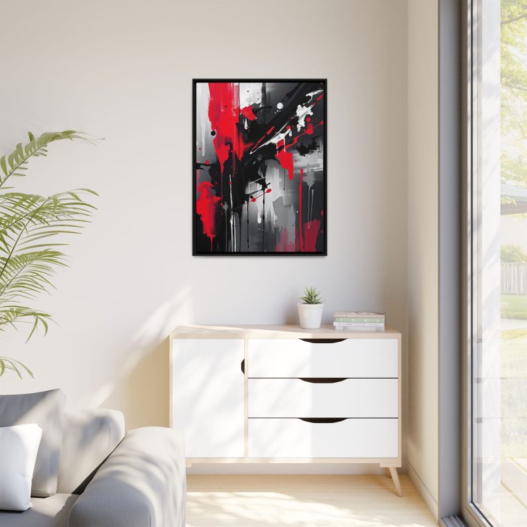 Push Artistic Boundaries with Black Abstract Paint - Image 11