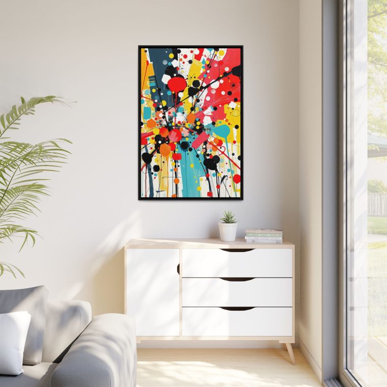 Abstract Home Office Canvas Professional Wall Decor - Image 3