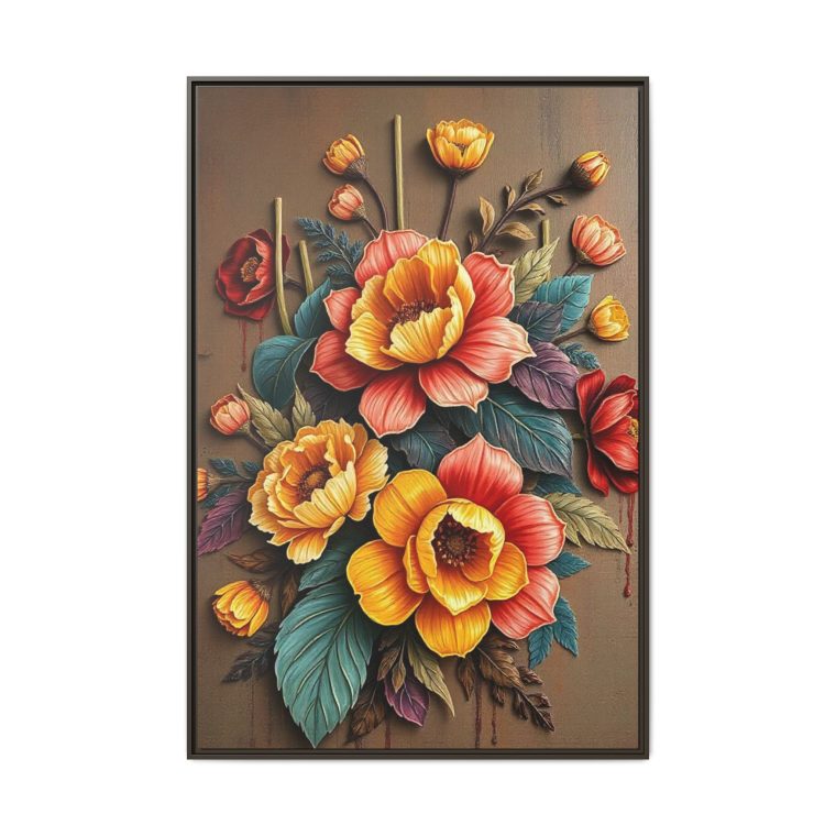 Large Floral Wall Art for Living Room: Elegant Wall Decor - Image 11