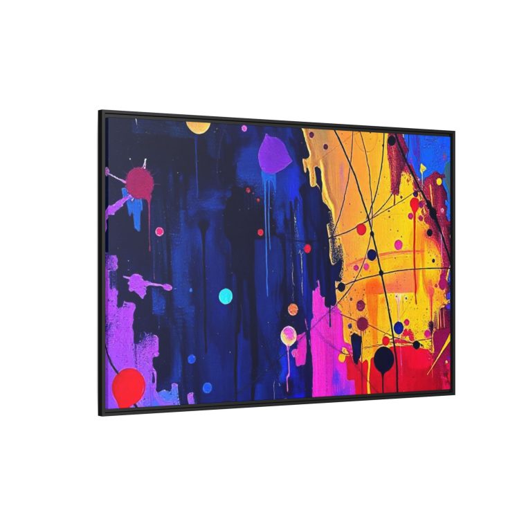 Abstract Hallway Wall Art Long Canvas Print - Image 38