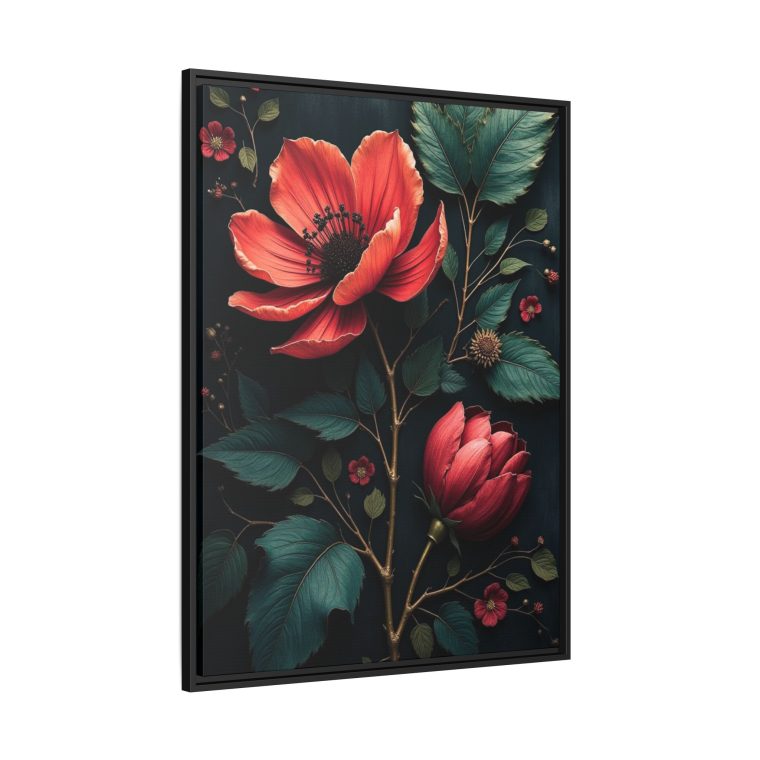 Obsidian Blooms Moody Wall Art Décor - Image 10