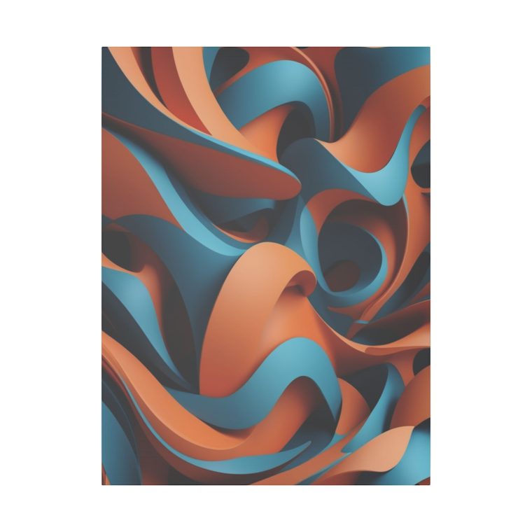 Dynamic Curves Modern Abstract 3d Wall Design - Image 9