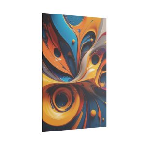 Swirling Energy Abstract Modern Oil Painting for Artistic Wall Decor