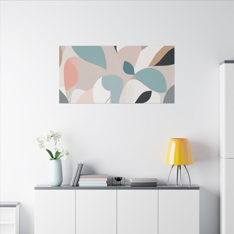 Botanical Bliss: Abstract Leaf Pattern Wall Art for Modern Interiors - Image 24